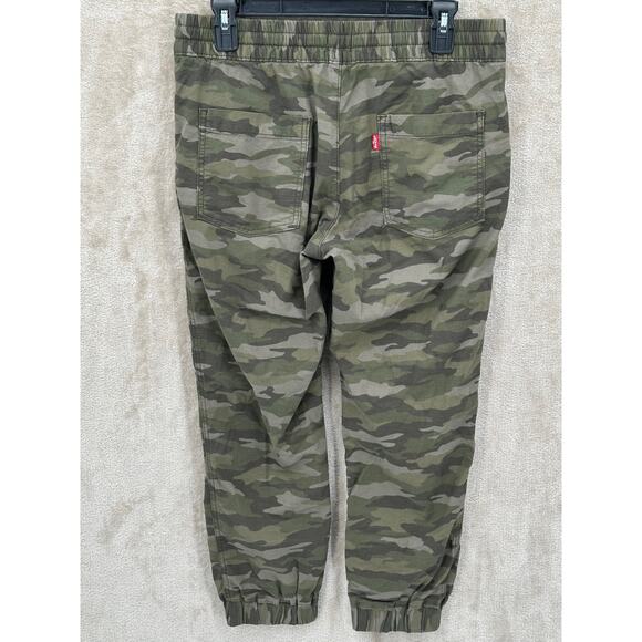 Levis Pants Womens Small Green Camo Jet Set Taper Joggers Cotton Stretch Street - Picture 2 of 7